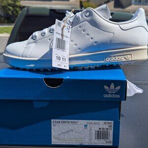 Adidas Men's Stan Smith Golf Shoes- White